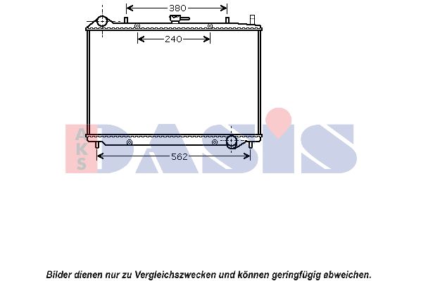 AKS DASIS Radiators, Motora dzesēšanas sistēma 150087N